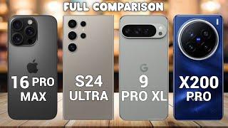 Iphone 16 Pro Max Vs Samsung S24 Ultra Vs Vivo X200 Pro Vs Pixel 9 Pro Xl