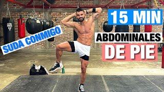 Abdominales De Pie (15 MIN) Aplanar Abdomen En Casa