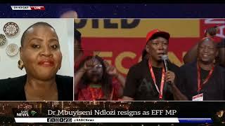 Dr Mbuyiseni Ndlozi resignation | 'It's a big loss to the EFF' - Khanyi Magubane