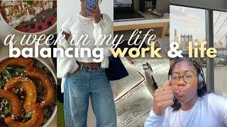 A PRODUCTIVE WEEK IN MY LIFE  how I balance life and work, productivity tips, habits & fun days