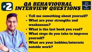 Software Testing Behavioral Interview Questions and Answers - Part 2