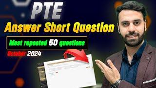 Answer Short Question | Real Exam Predictions October 2024 | Vision Language Experts