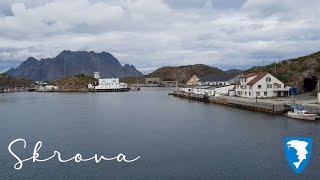 The Skrova islands group fishing village in Lofoten Northern Norway