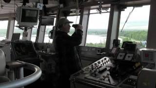 Paul R Tregurtha downbound from the bridge - Great Lakes Freighter