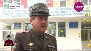 Два дизельных резервуара загорелись на заводе в Жамбылской области (29.10.21)