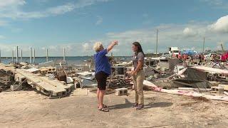 "It's a war zone": Steinhatchee neighbors behind recovery with rubble on every corner