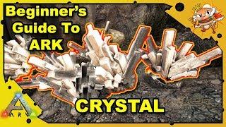 How to Get Started in ARK - A Beginners Guide - How To Get Crystal - Ark: Survival Evolved Episode 4