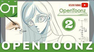 Como hacer ANIMACIÓN 2D en OpenToonz #2 CLEANUP | Kevin Farias
