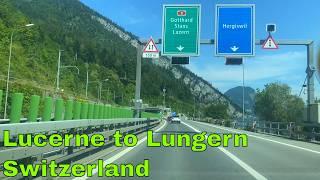 Scenic Drive from Lungern to Lucerne: Switzerland's Stunning Landscapes [4K]