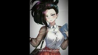 one kiss | momo yaoyorozu  - #capcuttemplate