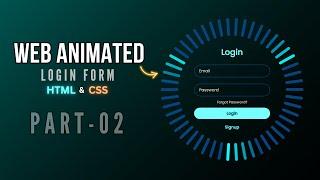 Animated Login Form Using HTML & CSS | #codewith_muhilan #coding #css