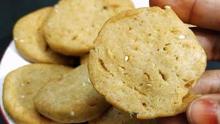 How to make aata biscuit at home/Wheat flour biscuit without oven/Wheat biscuits for babies recipe