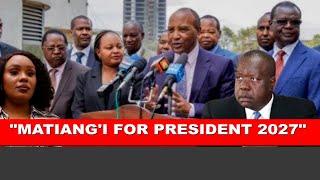 KIMEUMANA! All MT Kenya leaders dump Ruto, vow to support Matiang'i for president 2027!