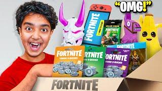 Little Brother Bought a $1000 Fortnite MYSTERY BOX!