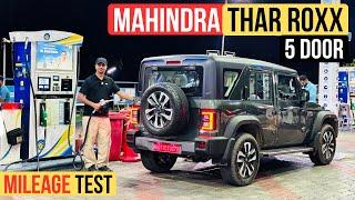 Mahindra Thar Roxx 5-Door Mileage Test - आ गई सच्चाई सामने ‍️