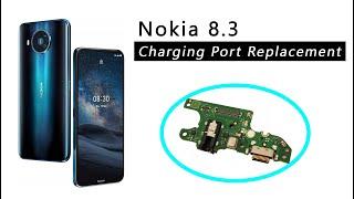 Nokia 8.3 Not Charging Port Replacement Repair Tutorial / Naprawa ładowania telefonu