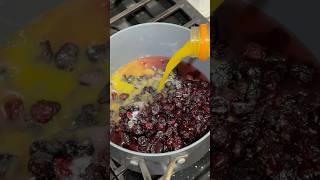 What Ingredients do YOU use in your Cranberry Sauce?  #recipe #foodhacks #youtubeshorts #viral