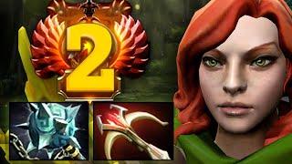 Врка керри от топ 2 ранга! - Nightfall Windranger 7.37 DOTA 2