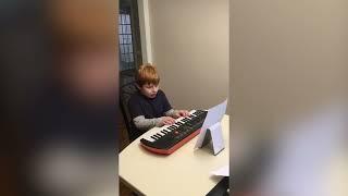 Brayden Morton - "Jingle Bells" Piano Performance