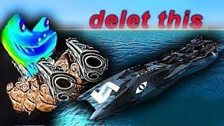 I Destroyed the BIGGEST BOAT In From The Depths