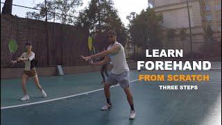 Learn Forehand From Scratch In Three Steps - Live Lesson (TENFITMEN - Episode 158)