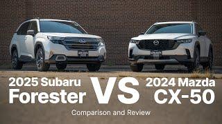 2024 Mazda CX-50 vs 2025 Subaru Forester | Comparison & Review