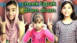 cheek tapak drum drum ||happy kids vlog