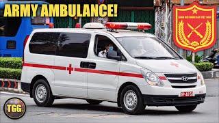 [Vietnam] ARMY Ambulances Responding With Lights & Siren!