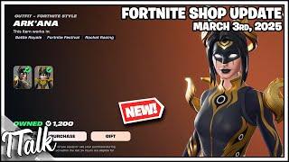 *NEW* ARK'ANA SKIN & EMOTE! Fortnite Item Shop [March 3rd, 2025] (Fortnite Chapter 6)