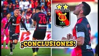 CONCLUSIONES TRAS LA GOLEADA DE MELGAR CONTRA UCV Y SOBRE LAS DECLARACIONES DE MARCO VALENCIA Y +1