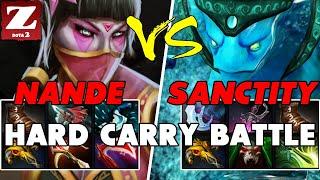 NANDE (TEMPLAR ASSASSIN) vs SANCTITY (MORPHLING) - Battle Of Hard Carry Dota 2 Players - Z Dota 2