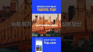 미국 항공권 슈퍼 최저가! 트립닷컴 슈퍼세일 지금이야, 지금!️ #트립닷컴 #tripcom #미국여행 #뉴욕여행