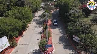 Bundelkhand University : Garden & Top View,  It's Beautiful B.U.  (Jhansi,U.P.-284128)