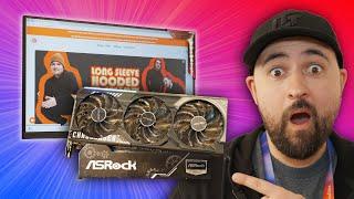 I Found AMD's New RX 9070 Graphics Cards! - ASRock at CES 2025