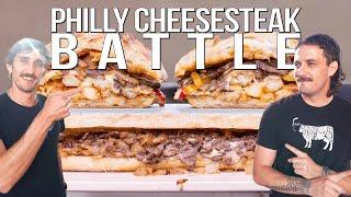 THE SONS OF SAM THE COOKING GUY COMPETE IN AN EPIC PHILLY CHEESESTEAK SMACKDOWN!