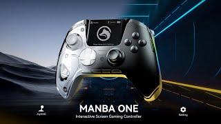 Manba One Controller | Full-color interactive screen for customizations, no APP needed.