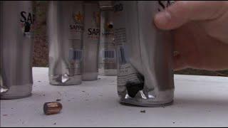 How Many Sapporo Cans Stop a Bullet?