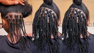 Mini Twists on 4C Natural Hair