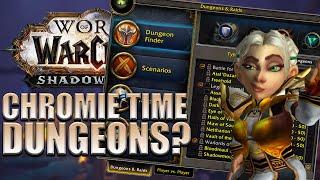 How does the Dungeon Finder Work with Chromie Time? | Shadowlands Beta