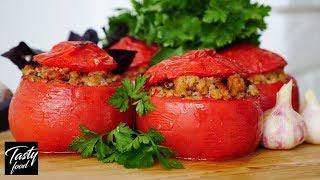 Stuffed Tomatoes Provencal Style! What could be TASTIER in tomato season!