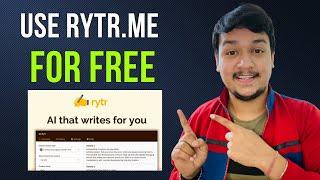 How To Use Rytr.Me AI Writing Tool For Free | Best AI Writing Tool For Bloggers