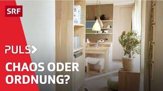 Decluttering liegt im Trend – doch wie geht Ordnung halten im Alltag richtig? | Puls | SRF Wissen