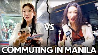 MRT vs Jeep? Koreans' COMMUTING Challenge in Manila! 