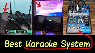 Best Karaoke System for Home Party | Wireless Microphones | Mixer | Free Songs for Multiple Singers