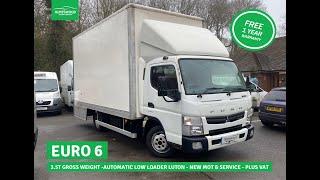 2017 MITSUBISHI CANTER FUSO DROPSIDE LUTON - AUTOMATIC - 95K MILES