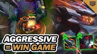 PLAYING AGGRESSIVE = WIN GAME Renekton Wild Rift Gameplay