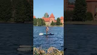 Last joys of summer at the end of August in Trakai, Lithuania #shorts #trakai #lake