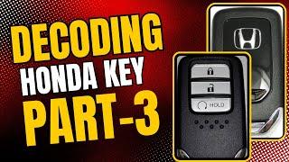 Methods to start Honda Elevate | Part3-Decoding honda key | Honda Elevate