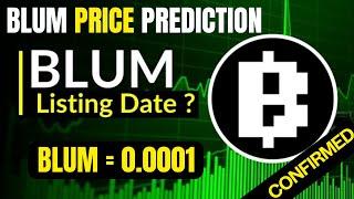 Blum Airdrop Listing Price Exposed | $500 Profit, "blum Price Prediction & Ecosystem".