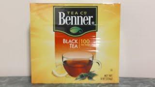 Benner's Black Tea (100 Tea Bag) Box Set Unboxing - Halloween/Nonutvember Special